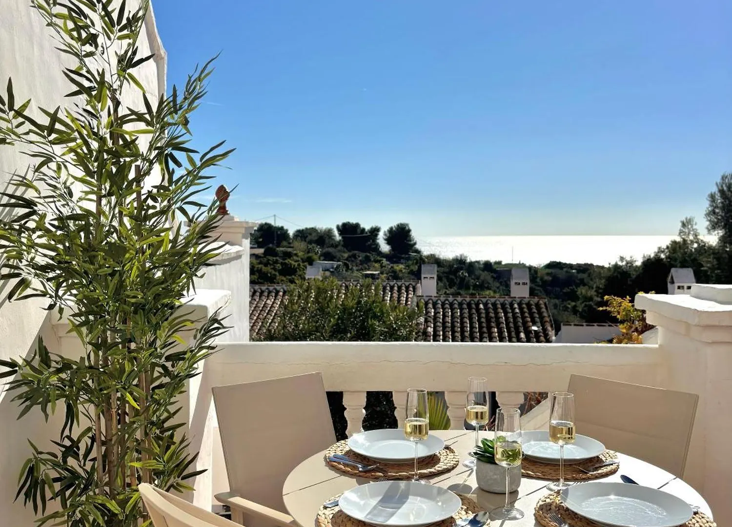 New Apartment With Sea View, Big Terrace & Pools Nerja 0*,